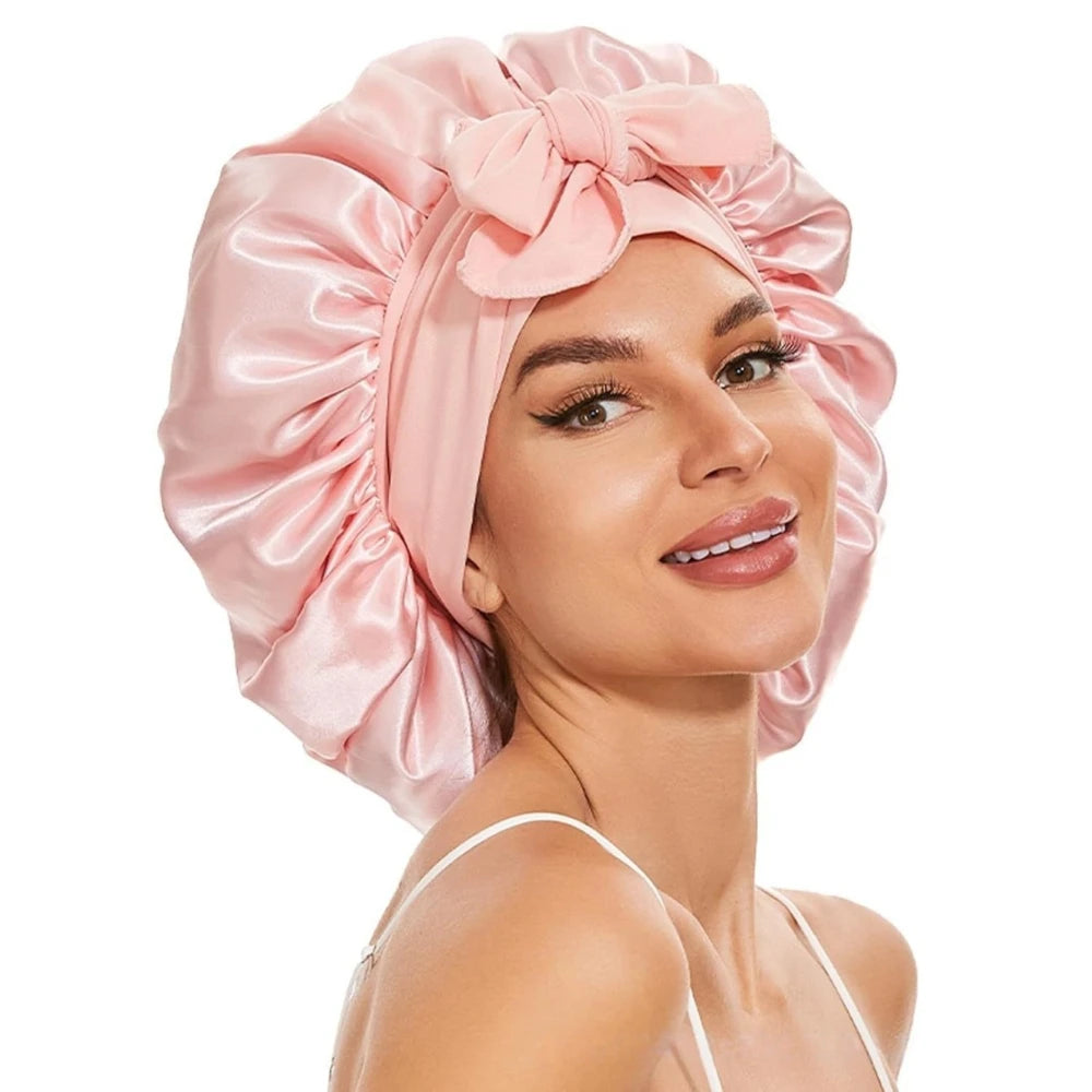 Satin Bonnet Silk Bonnet Adjustable