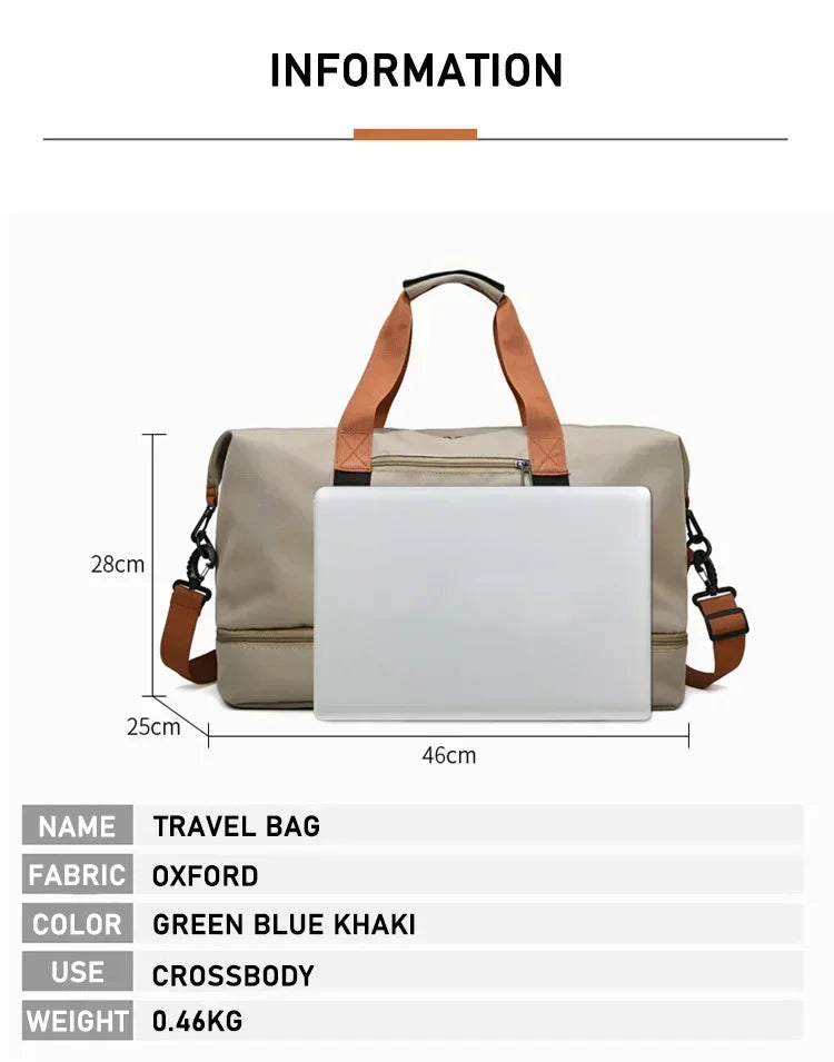 Fashion Travel Bag  Dry And Wet