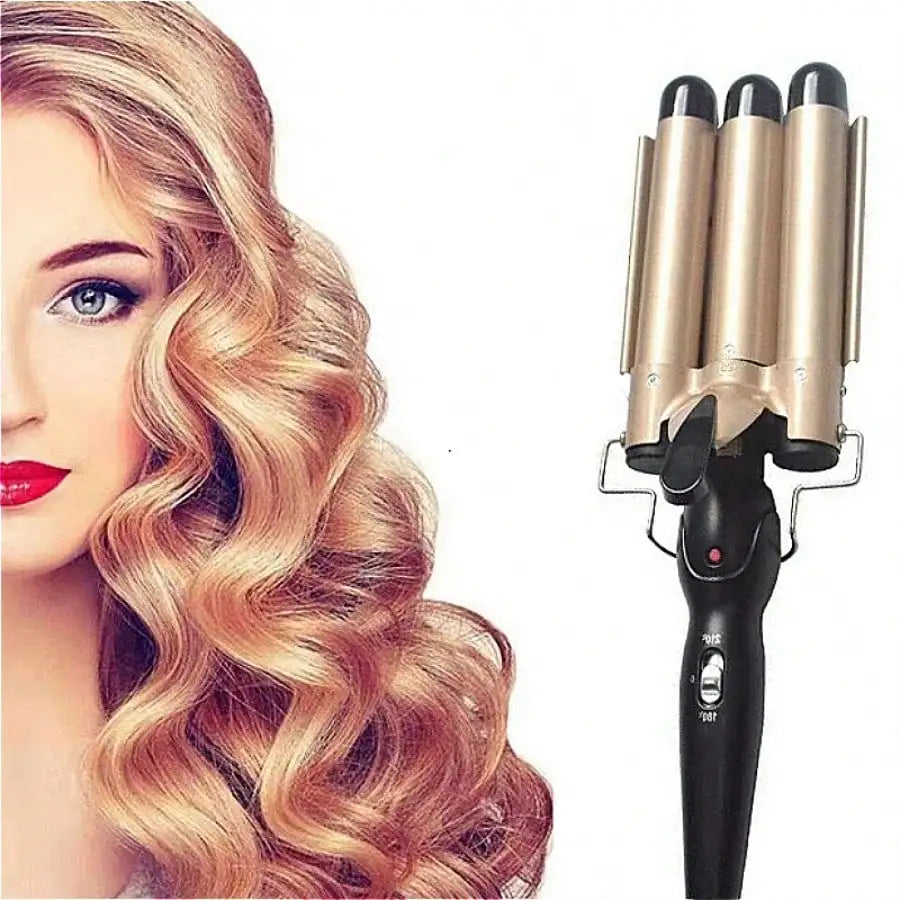 1-Inch 3-Barrel Curling Iron — Ceramic