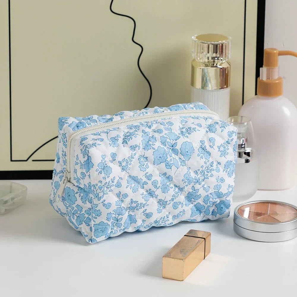 Floral Printed Lipstick Storage Makeup Bag