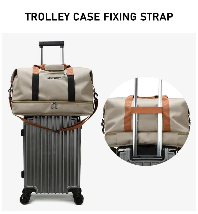 Fashion Travel Bag  Dry And Wet