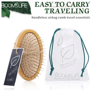 Boar Bristle HairBrush Wood
