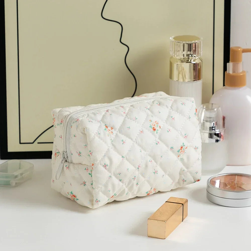 Floral Printed Lipstick Storage Makeup Bag