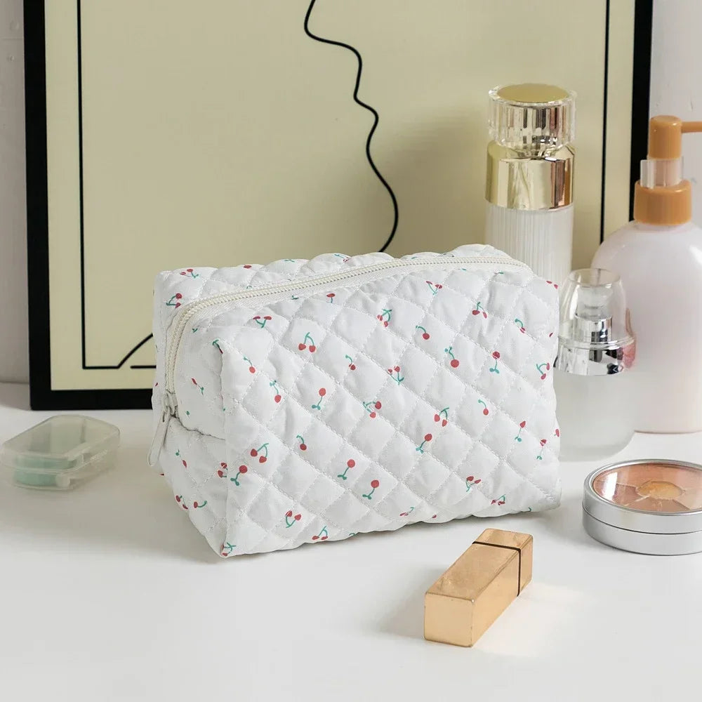Floral Printed Lipstick Storage Makeup Bag