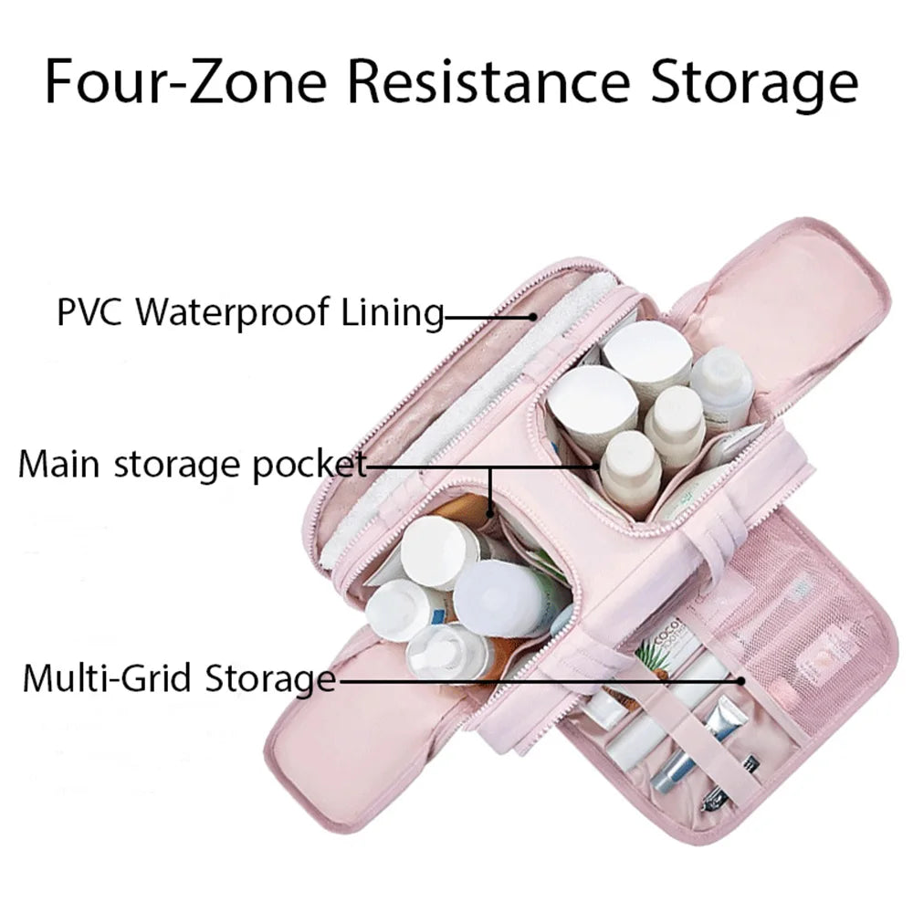 Large Capacity Cosmetic Bag Female Travel Wash Handbag