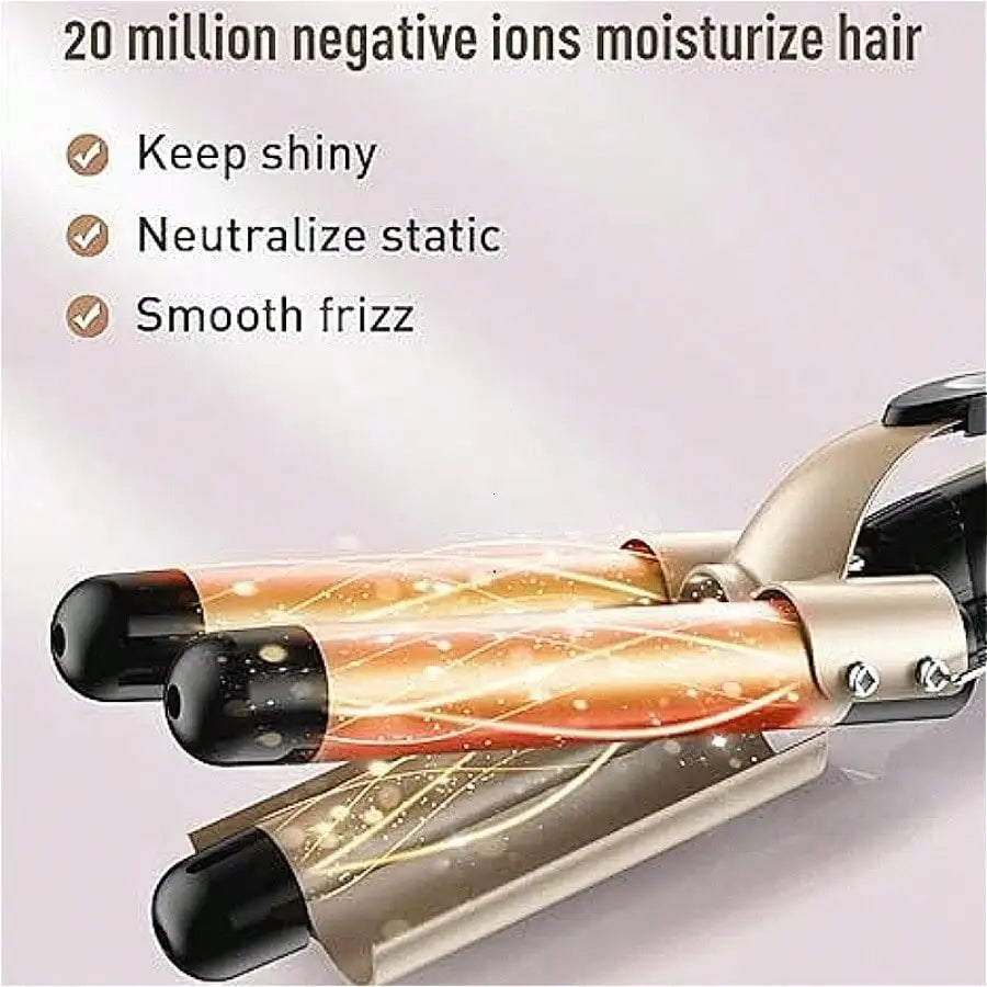 1-Inch 3-Barrel Curling Iron — Ceramic