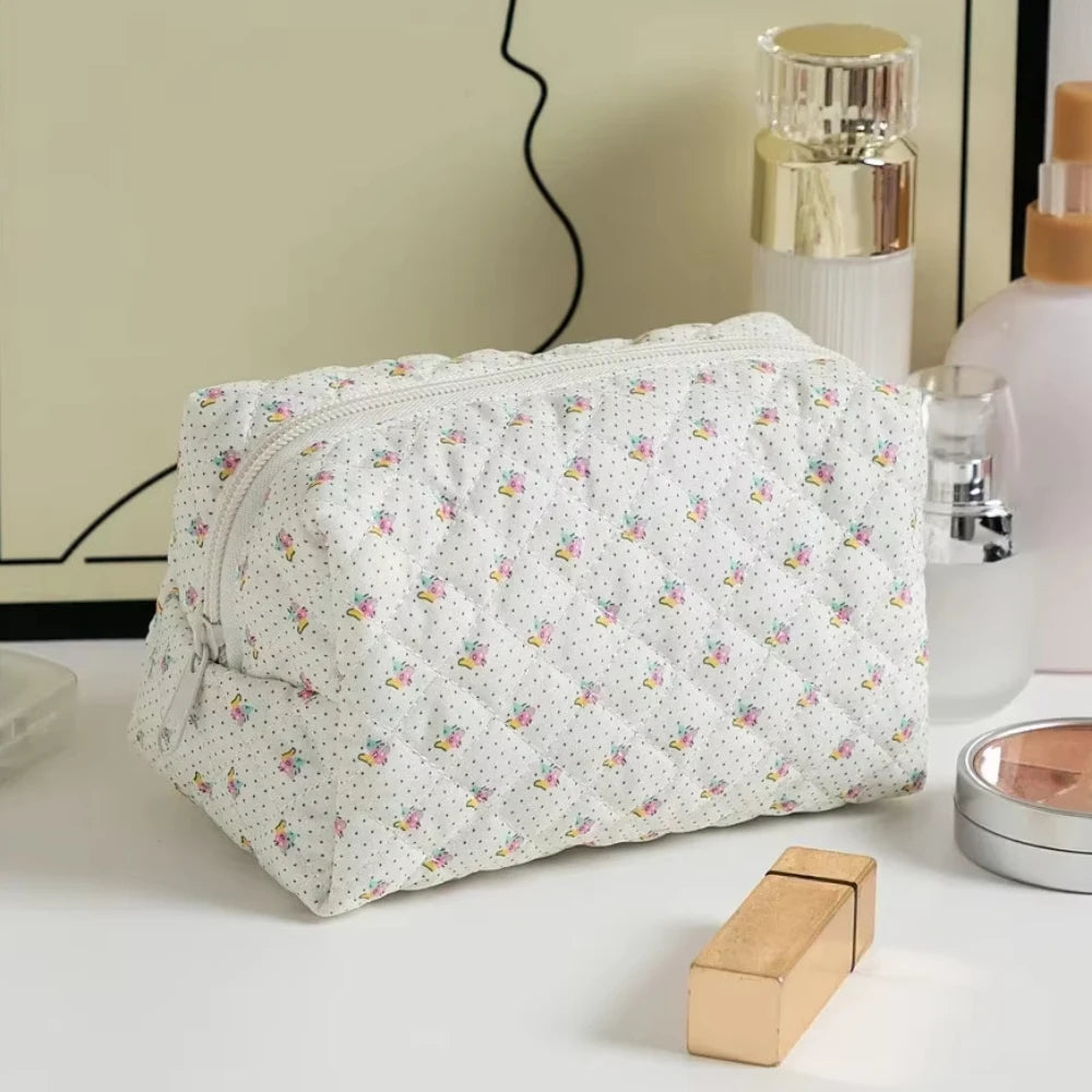 Floral Printed Lipstick Storage Makeup Bag