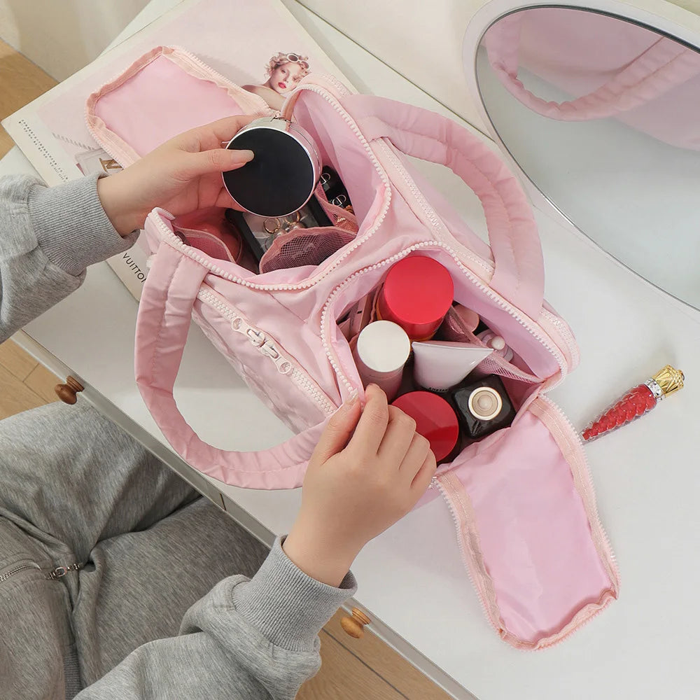 Large Capacity Cosmetic Bag Female Travel Wash Handbag
