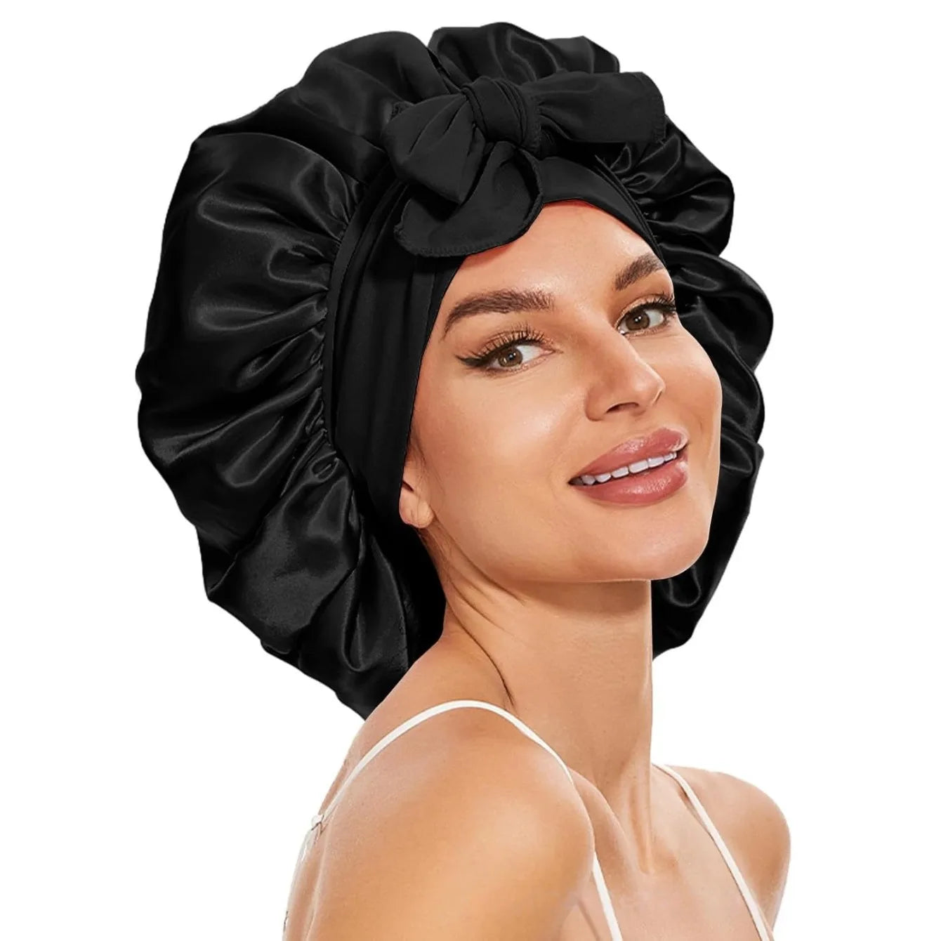 Satin Bonnet Silk Bonnet Adjustable