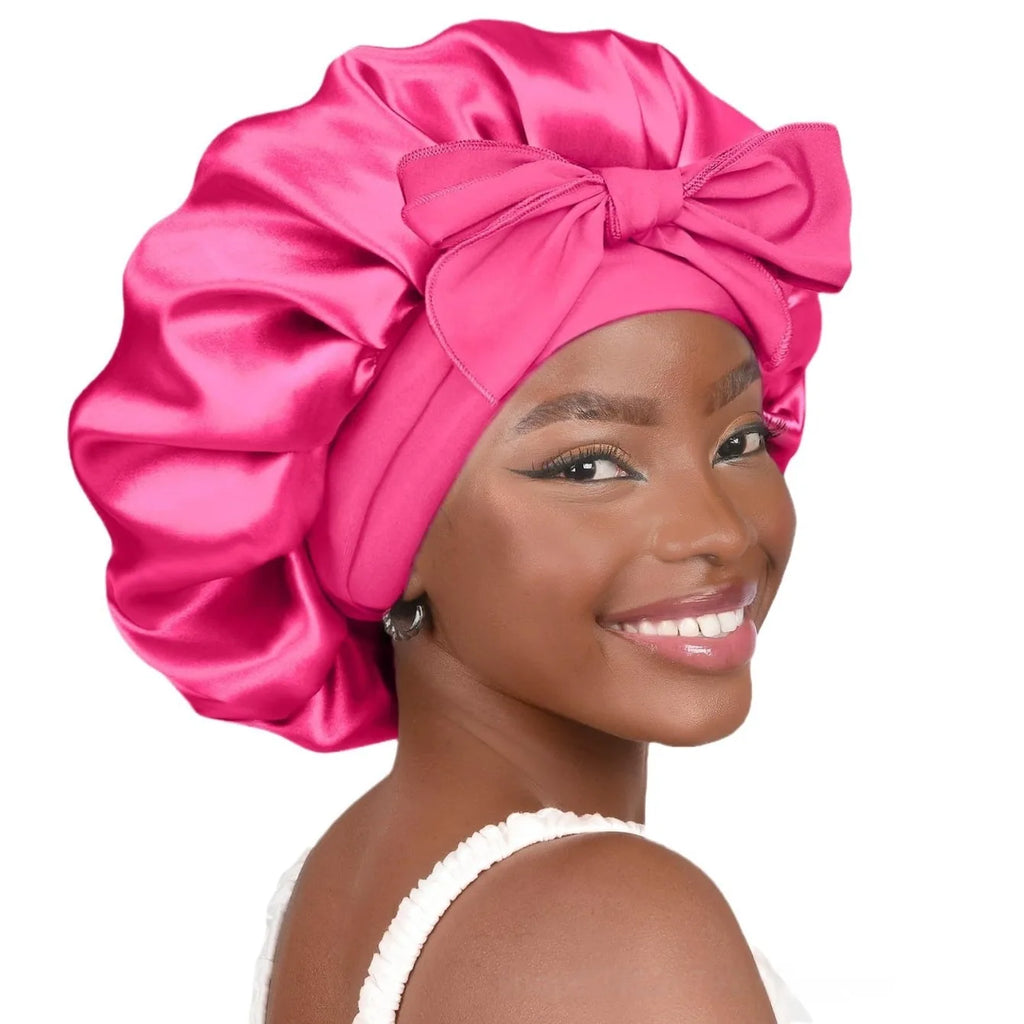 Satin Bonnet Silk Bonnet Adjustable