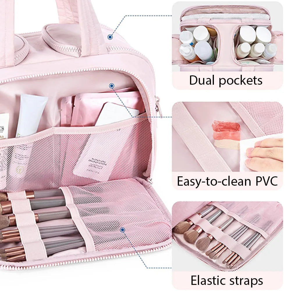 Large Capacity Cosmetic Bag Female Travel Wash Handbag